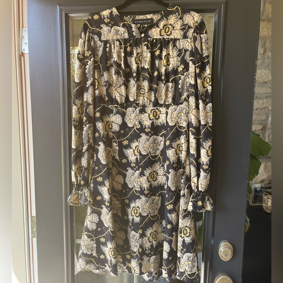 ETRO Floral Silk Mini Dress size 44 fits an 8 or 10 Like New - Picture 5 of 15